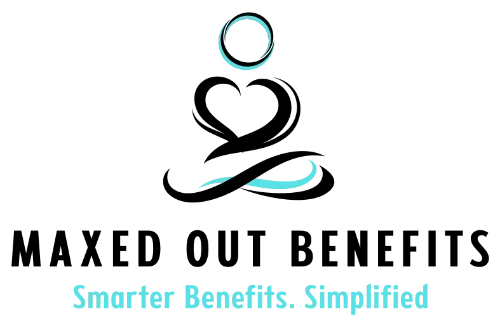 Maxed Out Benefits Logo Marketing